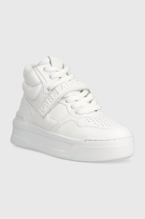 Karl Lagerfeld bőr sportcipő KREW MAX KC KL63350.011 fehér AW23