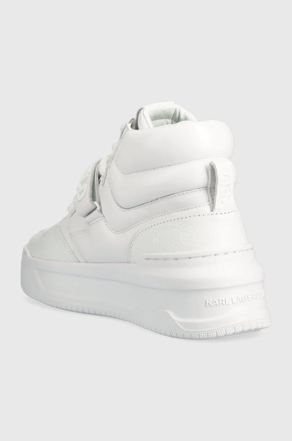 Cipők Karl Lagerfeld bőr sportcipő KREW MAX KC KL63350.011 fehér