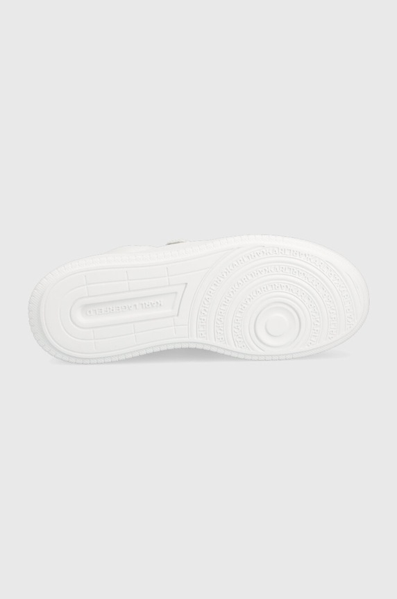 Karl Lagerfeld bőr sportcipő KREW MAX KC KL63350.011 fehér