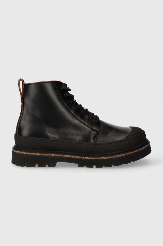 Kožené kotníkové boty Birkenstock nezateplené černá 1025214