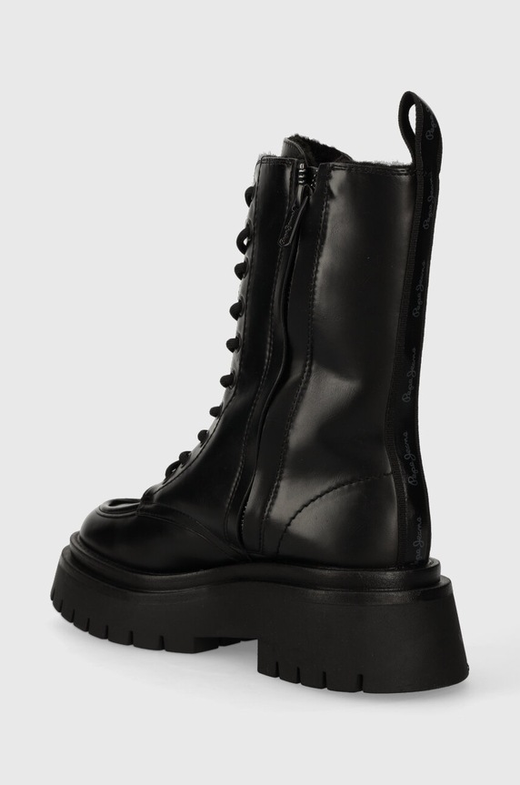 Scarpe Pepe Jeans stivali da motociclista QUEEN BET PLS50496 nero