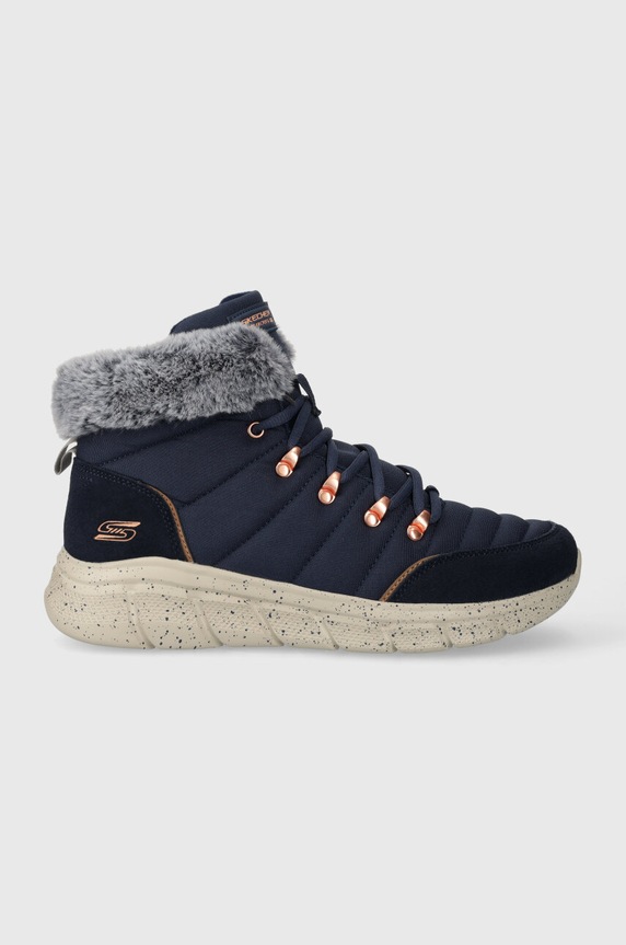 Skechers sneakers SPORTY STREET pelle scamosciata blu navy 117339