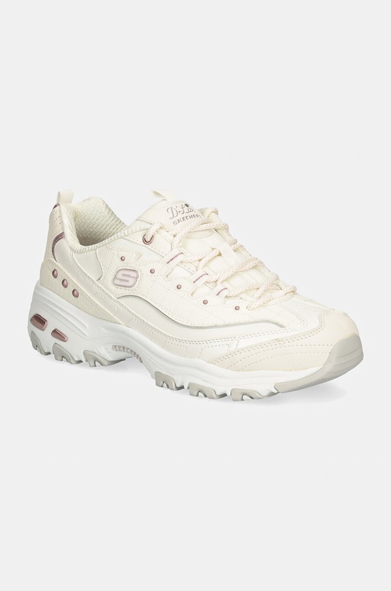 Sneakers boty Skechers SKECH-LITE imitace kůže béžová 149267