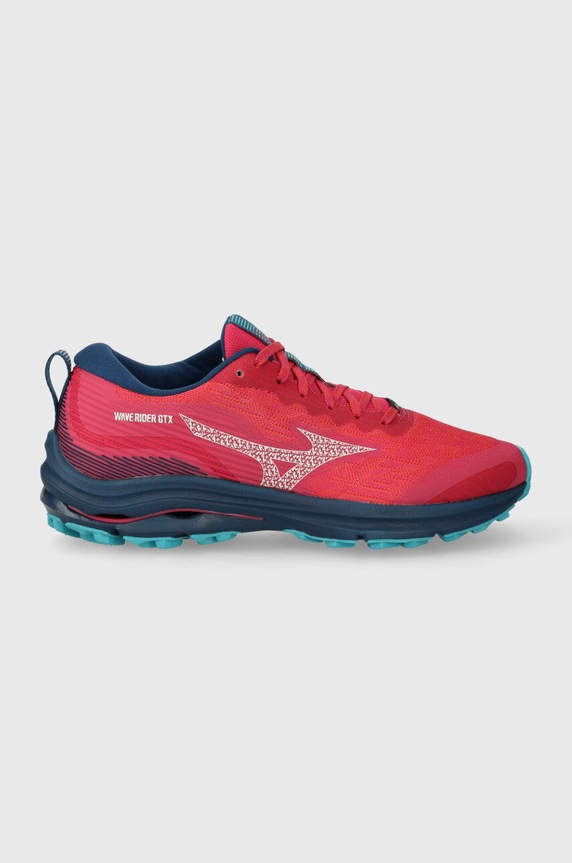 Mizuno buty do biegania Wave Rider GTX syntetyczny czerwony J1GD2279