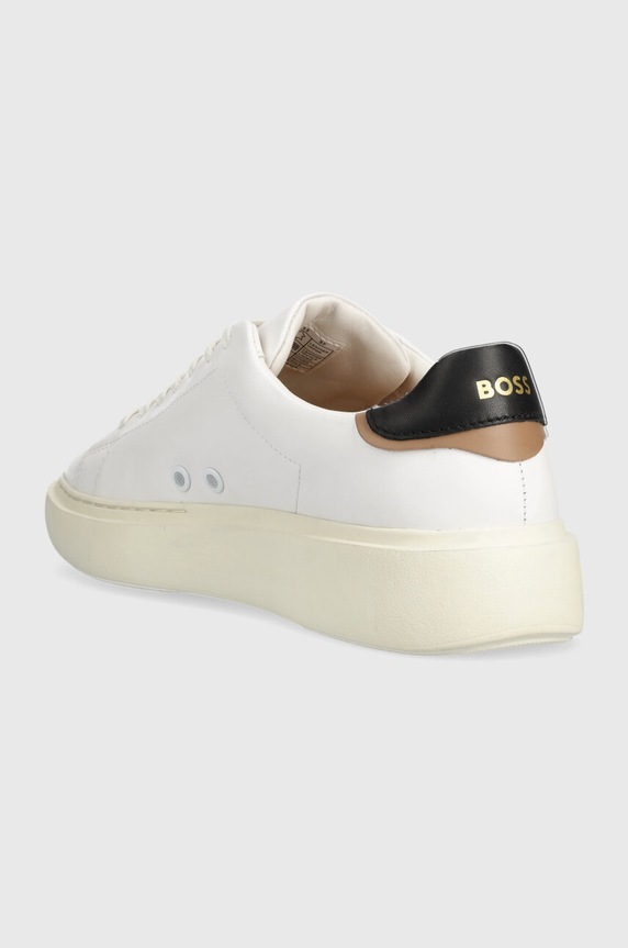 Obuwie BOSS sneakersy skórzane Amber 50511113.124 biały