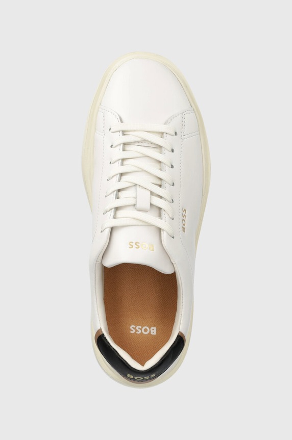 BOSS sneakersy skórzane Amber biały 50511113.124