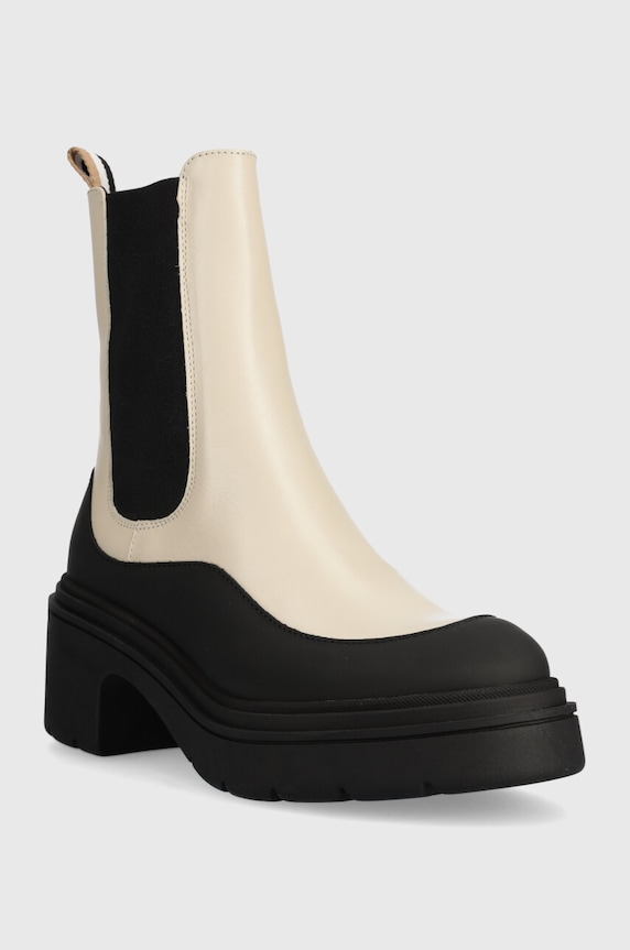 Členkové topánky BOSS Carol 50503738.118 béžová AW23