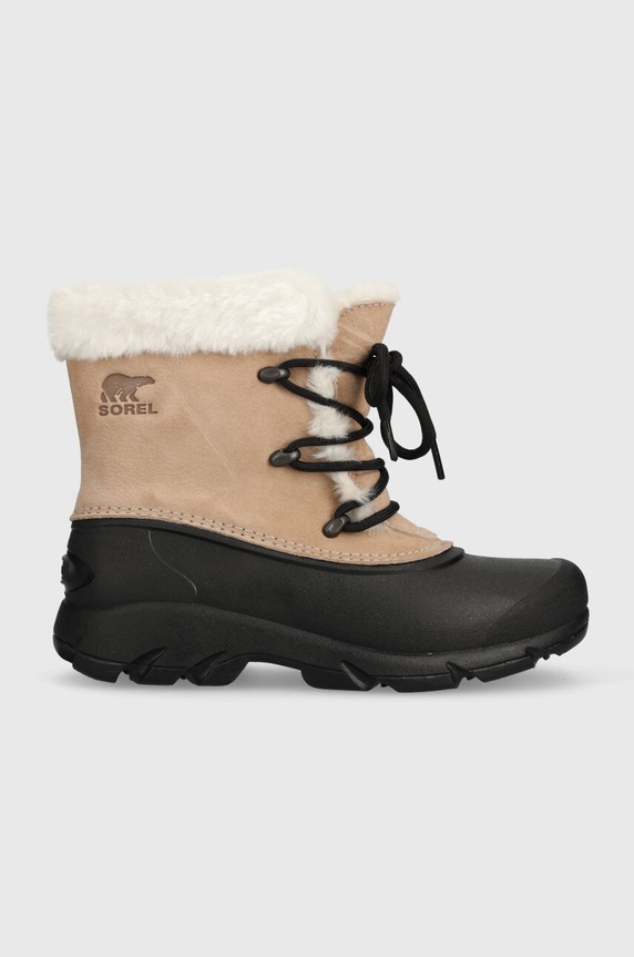 Sorel śniegowce SNOW ANGEL DTV syntetyczny brązowy 1869401234