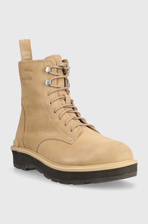 Sorel munkabakancs bőrből HI LINE LACE 2009111262 bézs AW23