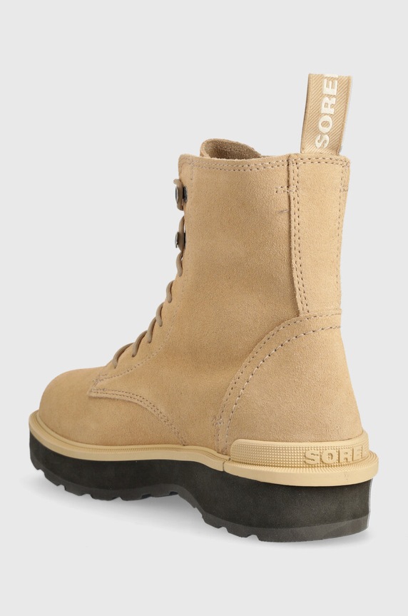 Cipők Sorel munkabakancs bőrből HI LINE LACE 2009111262 bézs