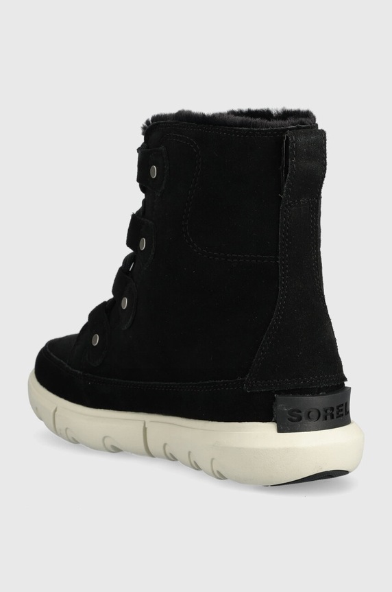 Cipők Sorel velúr hócipő EXPLORER NEXT JOAN WP 2058871010 fekete