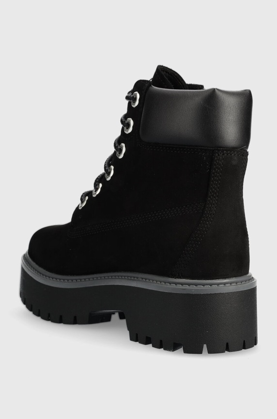 Cipők Timberland munkabakancs bőrből Stone Street 6in WP TB0A5RH50151 fekete