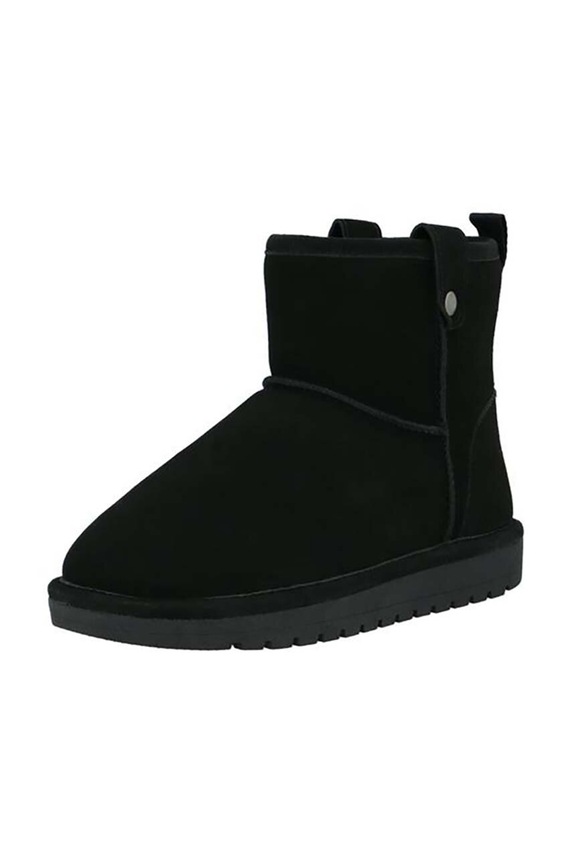Bianco śniegowce zamszowe BIASNOW 11330011 czarny AW24