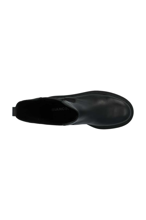 Bianco stivaletti chelsea in pelle BIADEB nero 30.50728