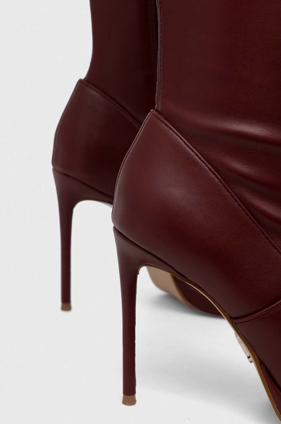 Boty Kozačky Steve Madden Keandra SM11002678.CRA burgundské