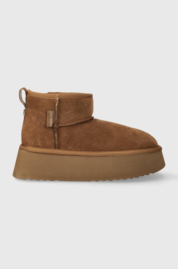 Steve Madden cizme de zapada din piele intoarsa Campfire izolat maro SM11002737.215