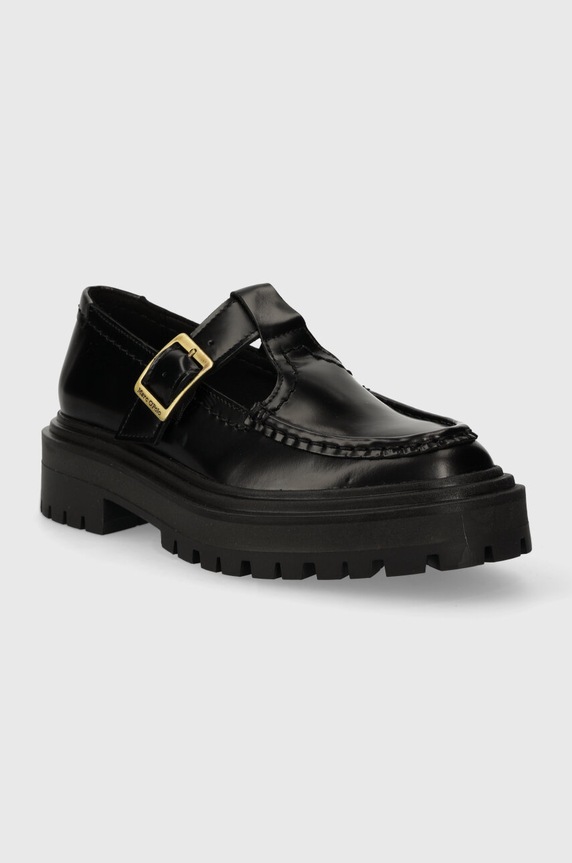 Δερμάτινα μοκασίνια Marc O'Polo 30817213204135.990 μαύρο AW23
