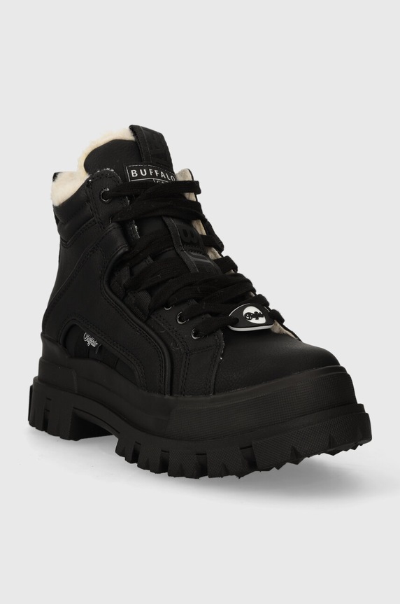 Buffalo sneakersy Aspha Nc Mid Warm 1622186.BLK czarny AW25