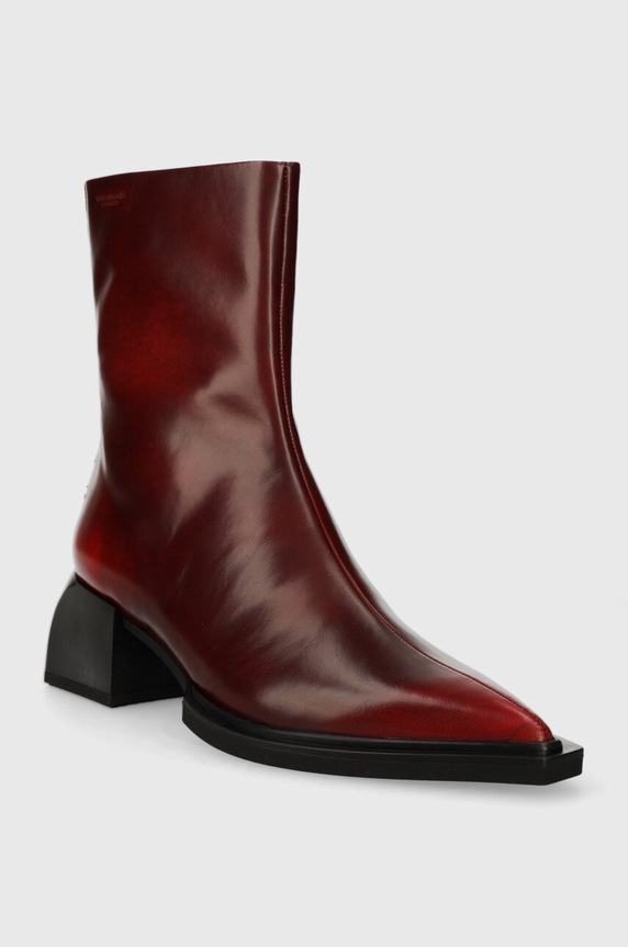 Vagabond Shoemakers bőr csizma VIVIAN 5453.018.47 piros AW23