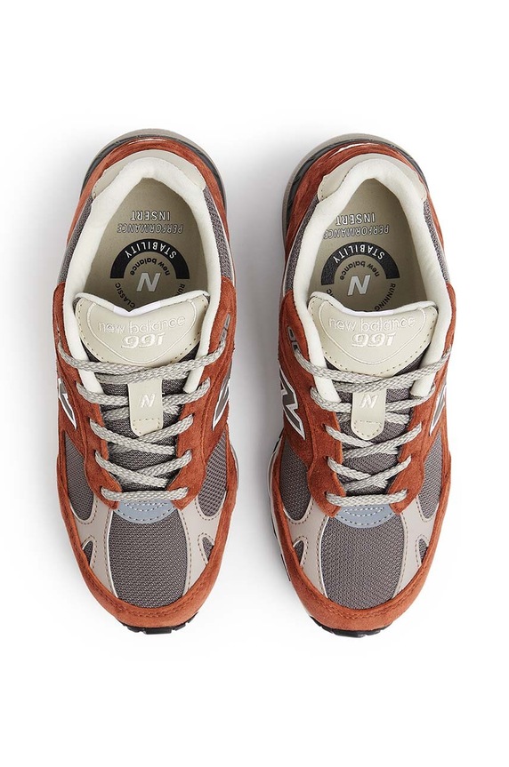 Tenisky New Balance W991PTY Made in UK W991PTY hnědá