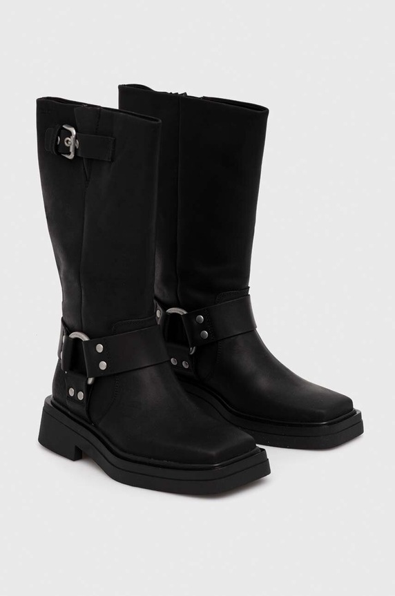 Kožené kozačky Vagabond Shoemakers 5452.209.21 černá AW24