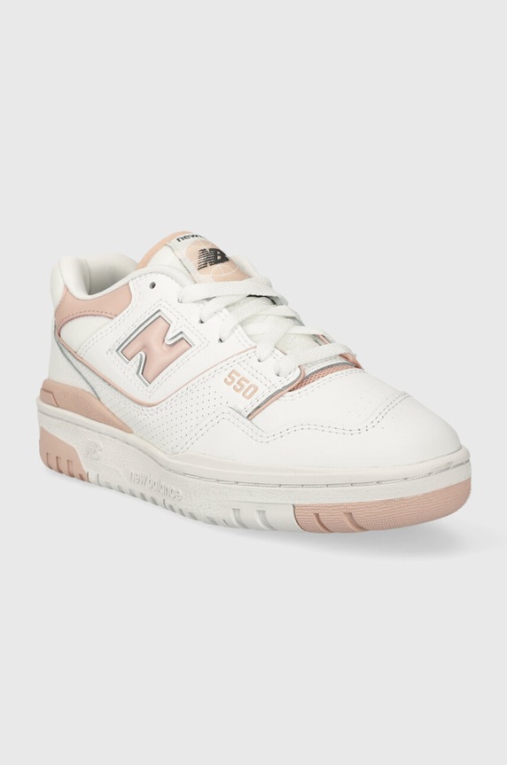 New Balance 550 White Pink Sand BBW550BP bianco SS24