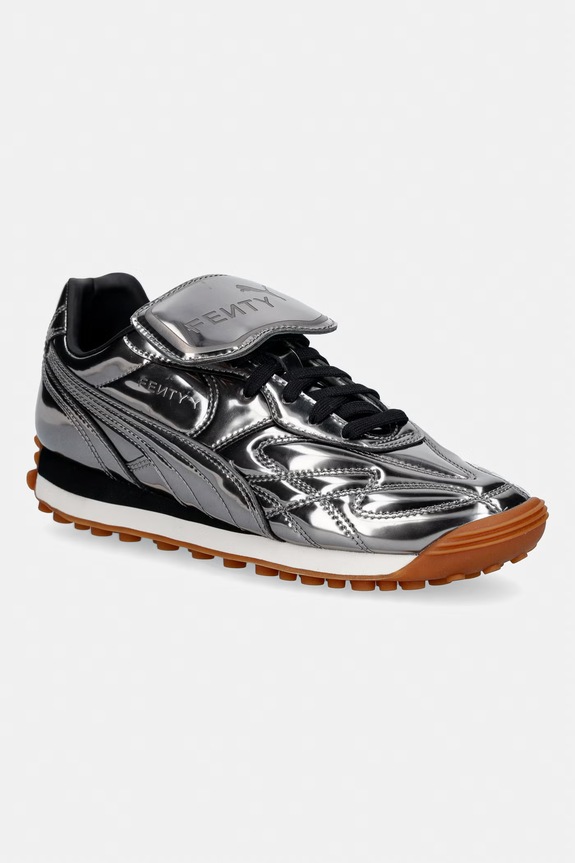 Puma FENTY X PUMA sneakers pentru femei din piele mic de statură argintiu 398671