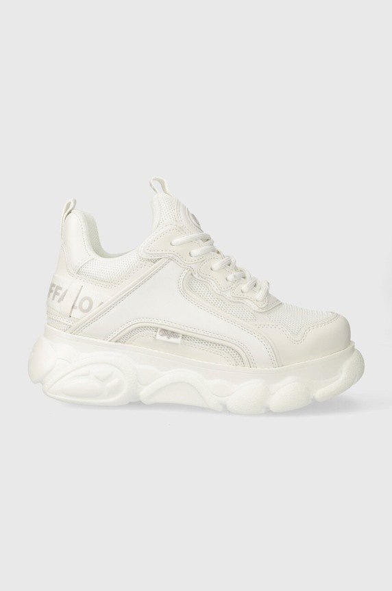 Buffalo sneakersy Cld Chai imitacja skóry licowej biały 1630968.WHT