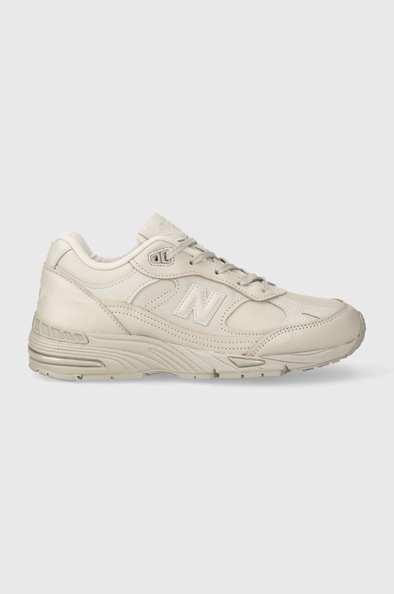 Tenisky New Balance Made in UK plochá béžová W991OW