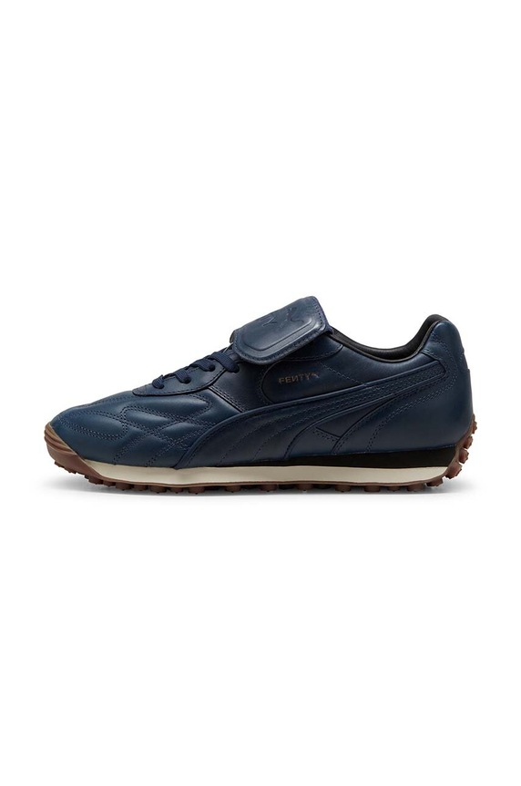 Usnjene superge Puma Fenty x Puma Zrnato usnje mornarsko modra 39835201