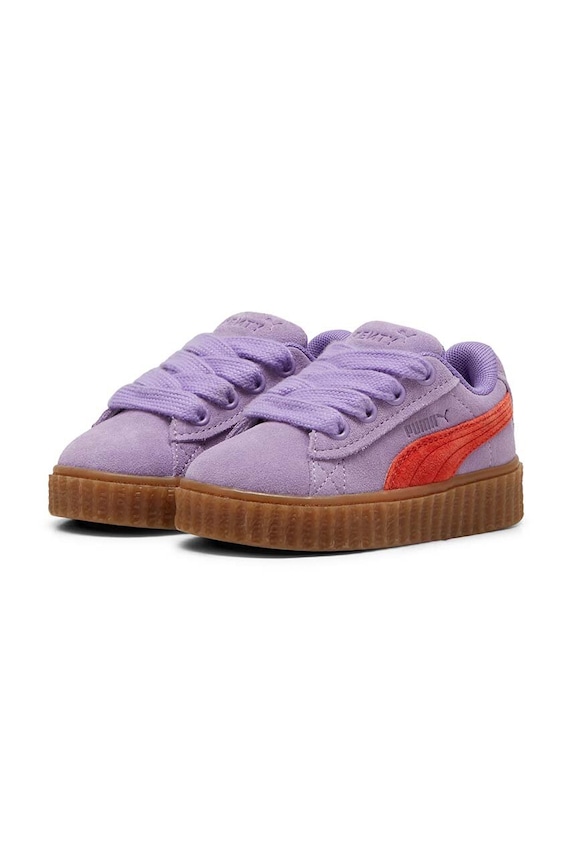 Dětské semišové sneakers boty Puma Puma x Fenty 39682903 fialová AW23