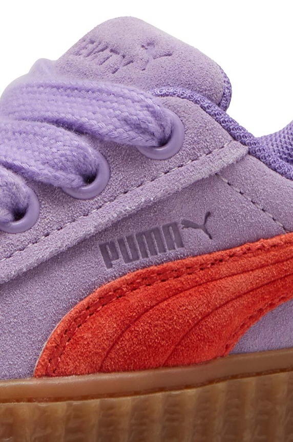 CHLAPEC Dětské semišové sneakers boty Puma Puma x Fenty 39682903 fialová