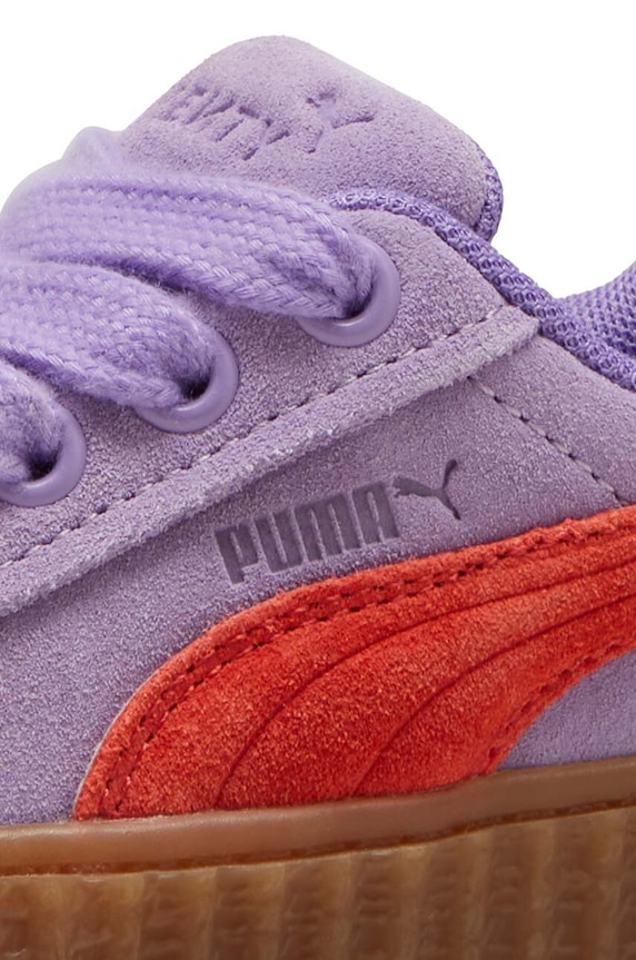 CHLAPEC Dětské semišové sneakers boty Puma Puma x Fenty 39682903 fialová