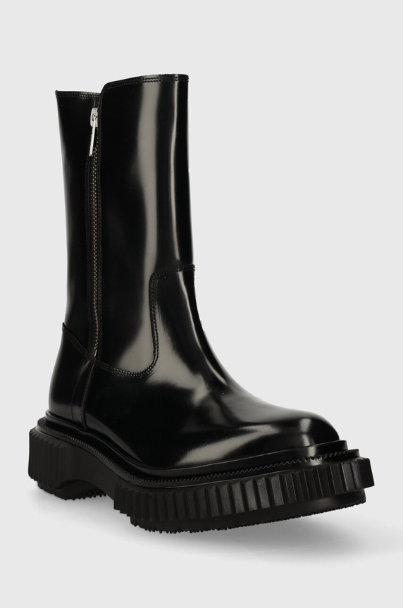 Кожаные полусапожки ADIEU Type 184 184. чёрный AW23