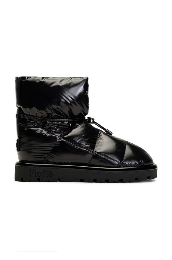 Čizme za snijeg Flufie Shiny tekstil crna S03.JET.BLACK