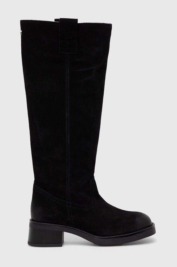 Steve Madden cizme din piele intoarsa Banner neizolat negru SM11003092.015