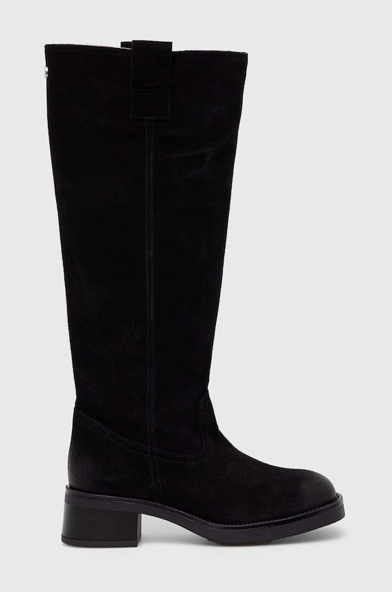 Steve Madden cizme din piele intoarsa Banner neizolat negru SM11003092.015