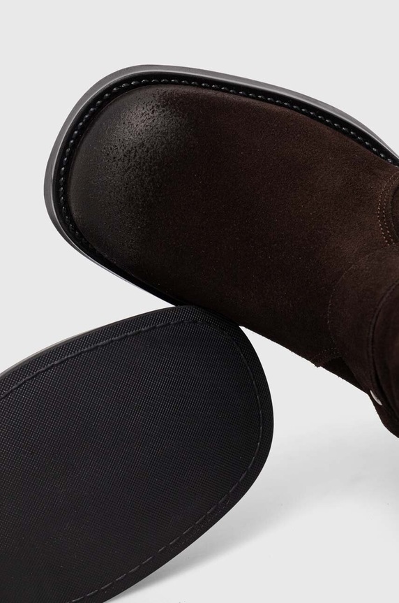 Μπότες nubuck Steve Madden Beau-C καφέ SM11003094.205