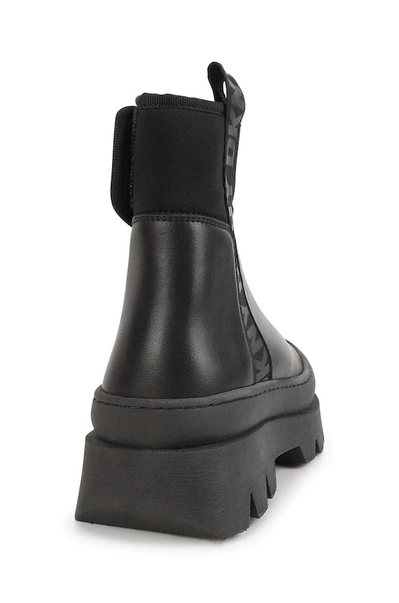 Dziewczynka Dkny botki skórzane dziecięce D39116.36.39 czarny