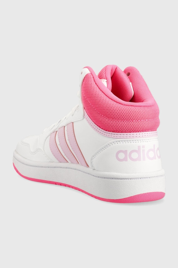 Dievča Detské tenisky adidas Originals HOOPS MID 3.0 K IF2722 biela