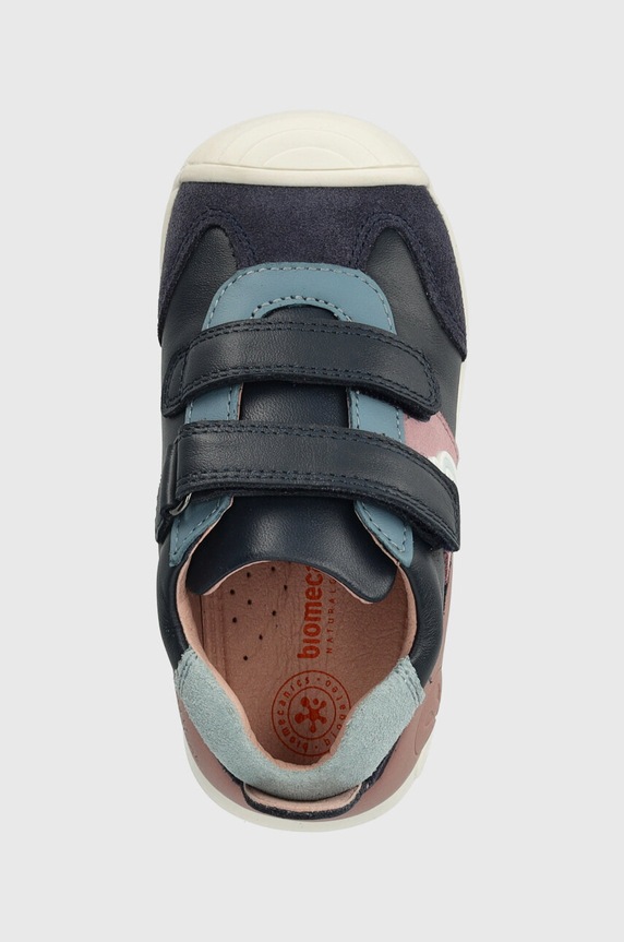 Biomecanics gyerek félcipő bőrből sötétkék 231117