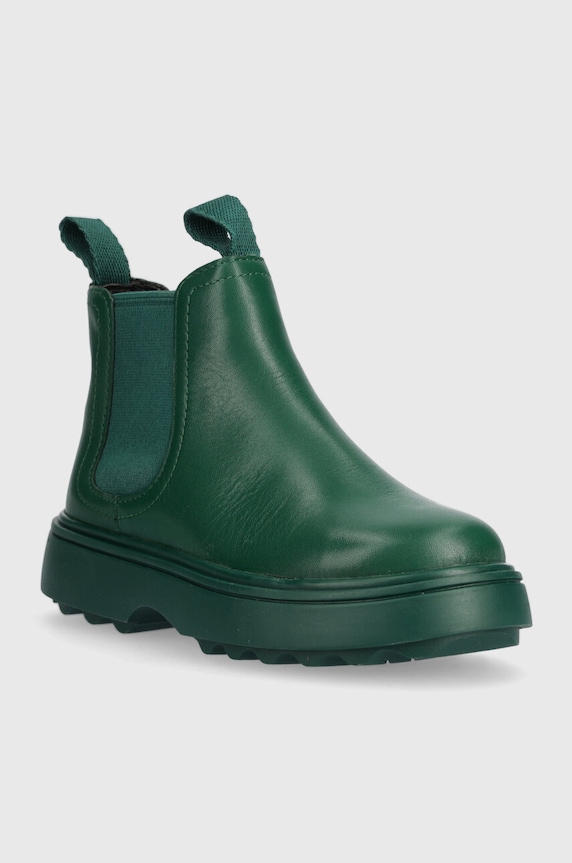 Camper sztyblety skórzane dziecięce Norte Kids K900149.26.27 turkusowy AW23