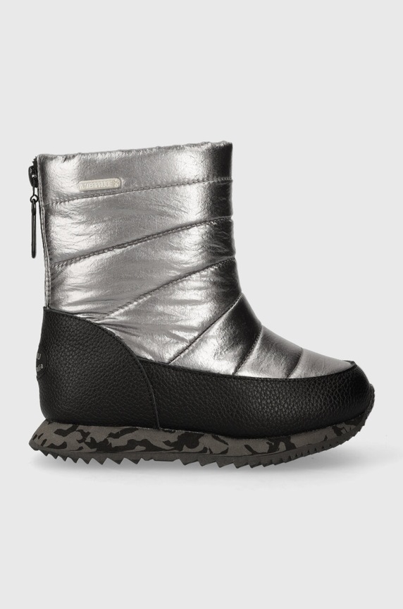 Emu Australia śniegowce dziecięce K12938 Tarlo Metallic syntetyczny szary K12938.Tarlo.Metallic
