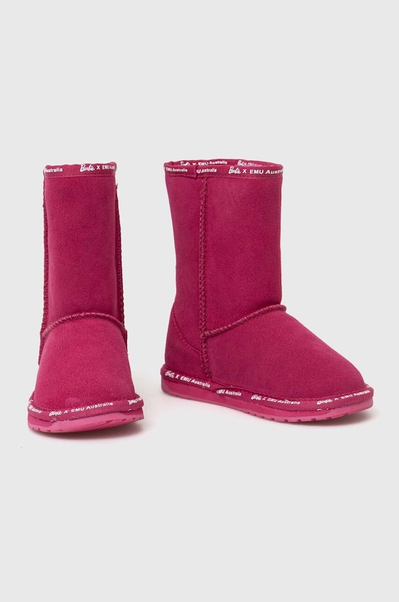 Детски велурени апрески Emu Australia Barbie? Wallaby Lo K12903.Barbie.Wallaby. розов AW23