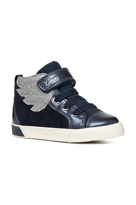 Geox scarpe da ginnastica per bambini B36D5A 022NF B KILWI pelle scamosciata blu navy B36D5A.022NF.24.27