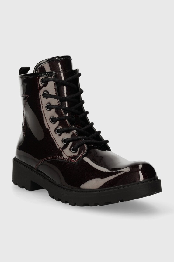 Dječje čizme Geox J9420G.000KC.36.41 bordo AW25