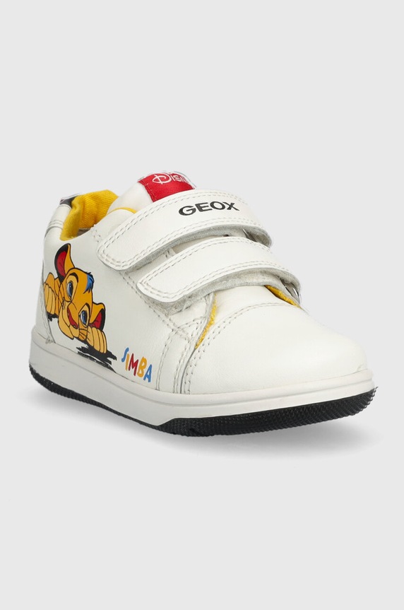 Dječje kožne tenisice Geox B361LA.00085.20.23 bijela AW23