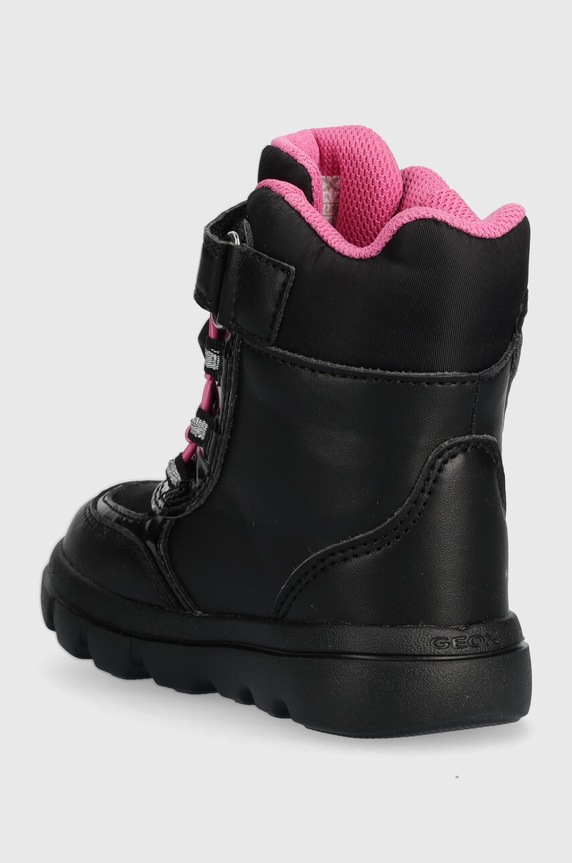 Lány Geox gyerek cipő J36HWA 054FU J WILLABOOM J36HWA.054FU.24.27 fekete