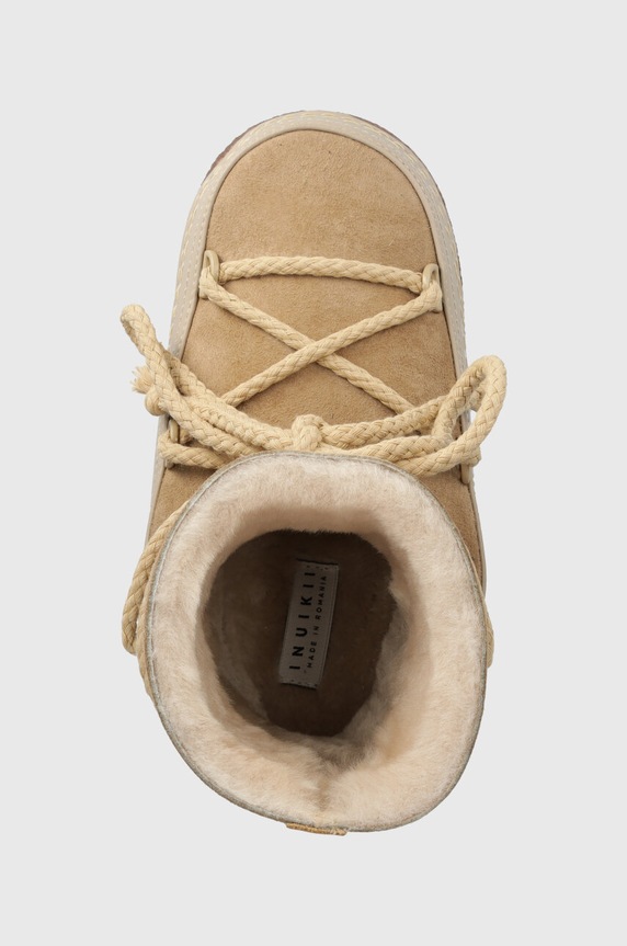 Μπότες χιονιού σουέτ για παιδιά Inuikii μπεζ 65101.007.34.38