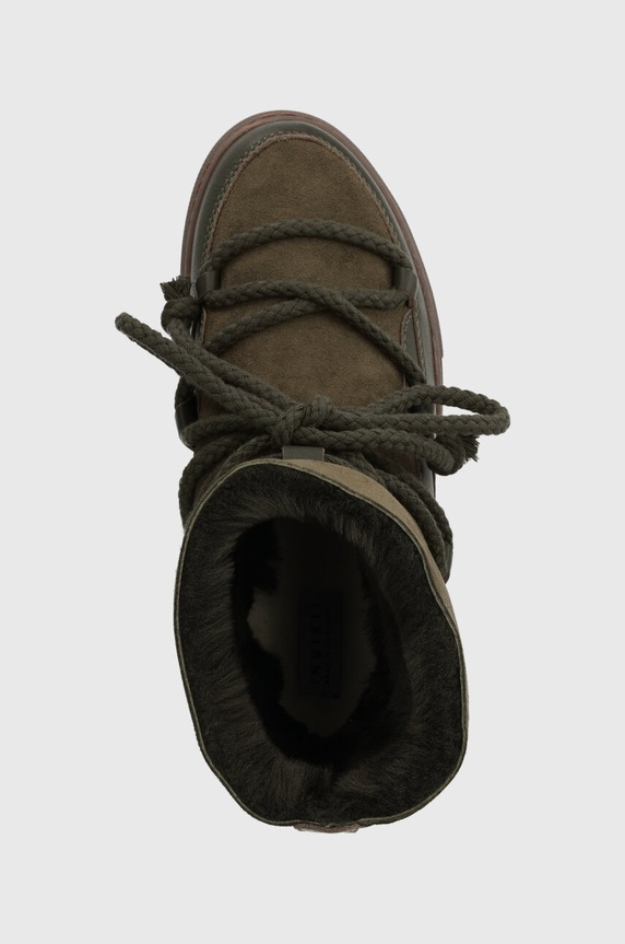 Μπότες χιονιού σουέτ για παιδιά Inuikii πράσινο 65202.001.34.38